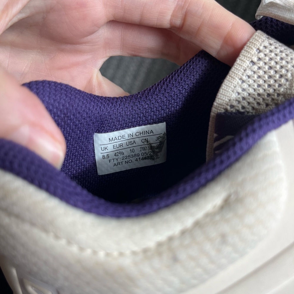 Salomon Predict SOC 2 Running Shoes White Purple Knit Sneakers US 10 - Picture 7 of 7
